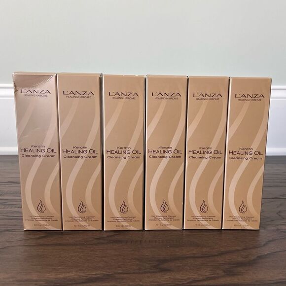 L’anza Keratin Healing Oil Cleansing Cream 10.1 Oz x6‎ - Picture 1 of 4